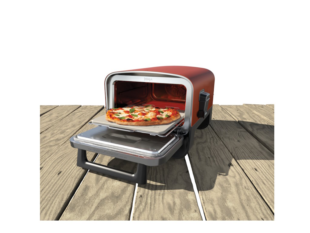 Gril NINJA OO101EU Woodfire 8u1/pica pec/2400W/crvena