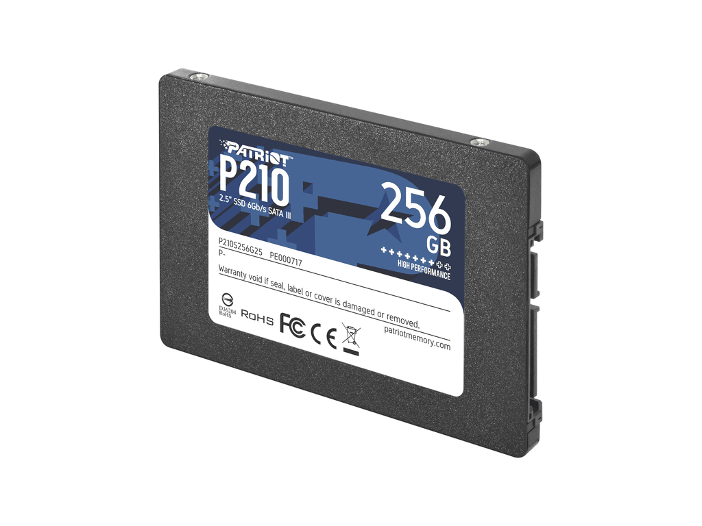 Patriot SSD 256GB 2.5''P210; up to R/W : 500/400 MB/s