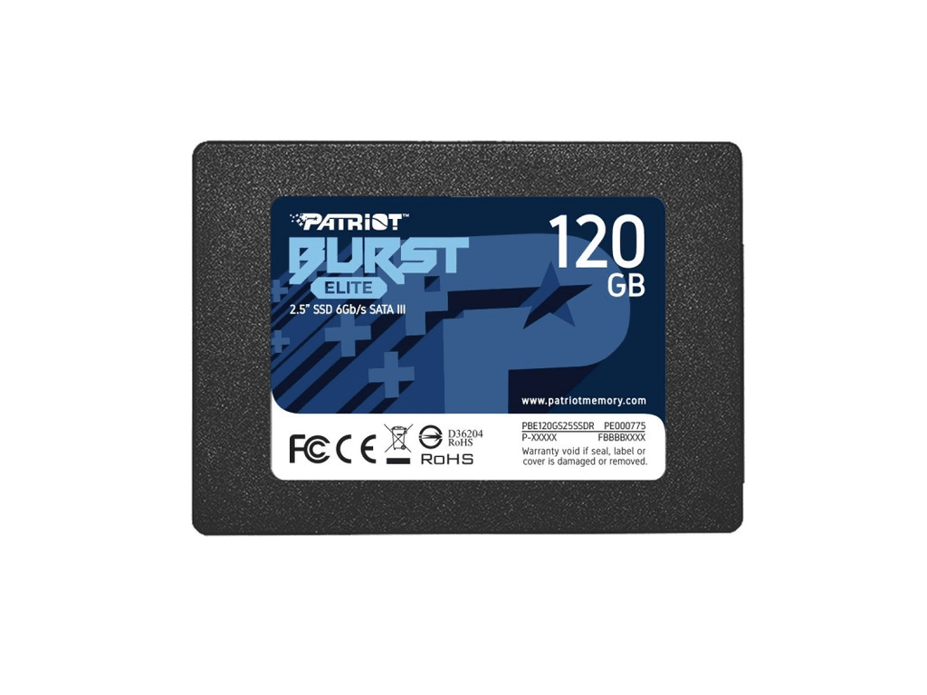 Patriot SSD 120GB 2.5'';SATA3, Burst Elite;up to R