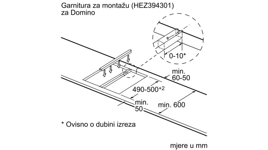 BOSCH DOMINO ploča INDUKCIJSKA Serie 6|, ES