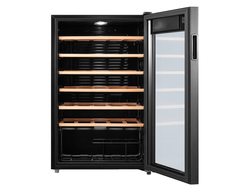 Tesla WG Vinska vitrina TESLA RW092M/G/93L/47x47x84,5cm/crna