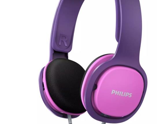 Philips  SHK2000PK dječije sl, žičane slušalice, boja pink, sa ograničenjem glasnoće do 85dB