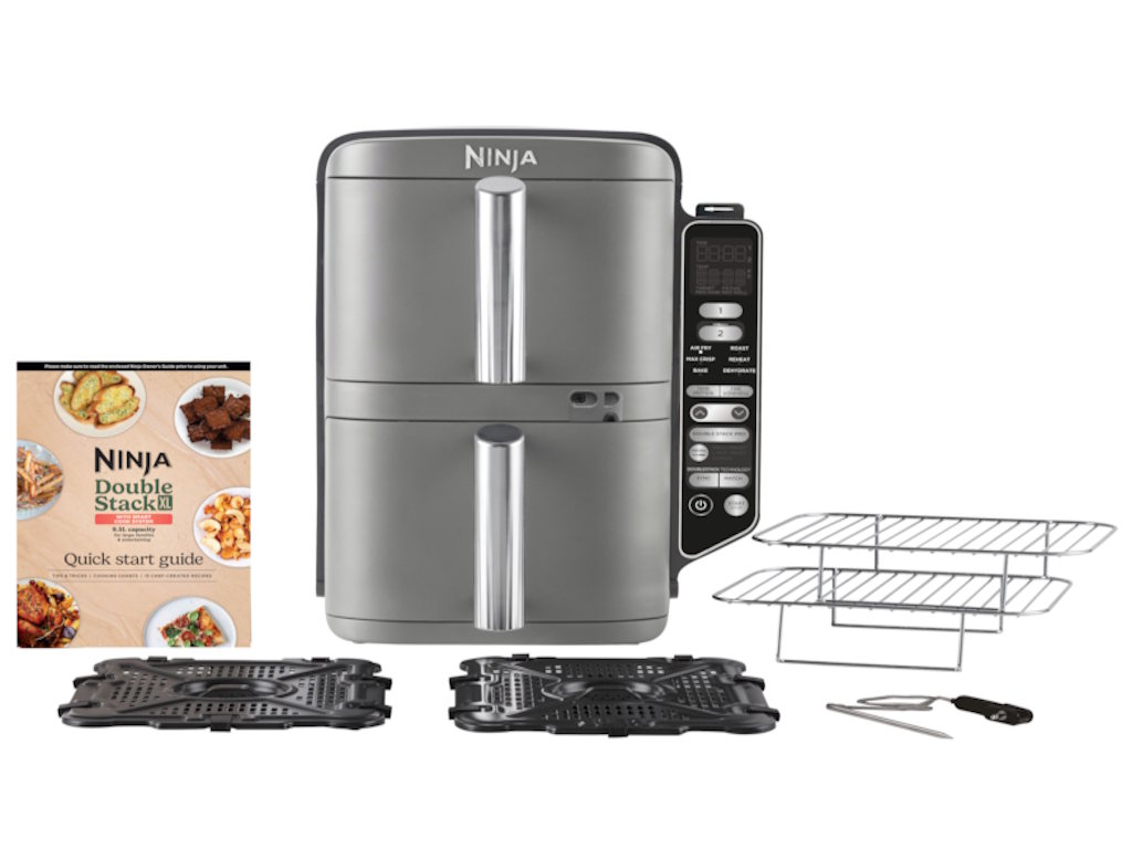 Air fryer NINJA SL451EU 6u1/dupla korpa/2470W/9.5L/siva