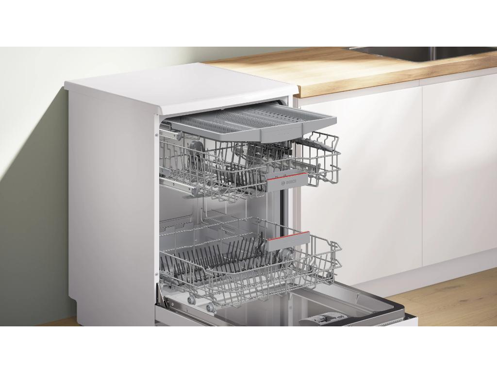 BOSCH perilica posuđa Serie 4|,BIJELA,C,14 setova,9L,46dB,,Escajg ladica, 6 programa,4 posebne fun