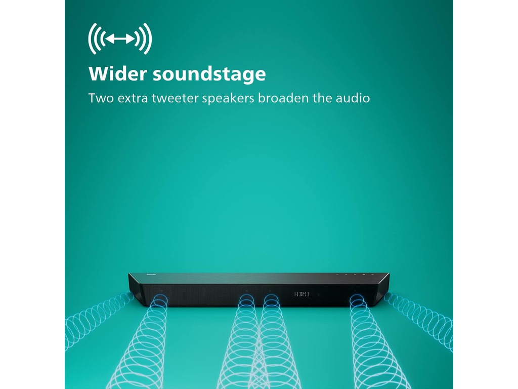 Philips TAB7807 Soundbar3.1 s bežičnim niskotoncem;RMS 620W; Dolby Atmos; HDMI ulaz-izlaz