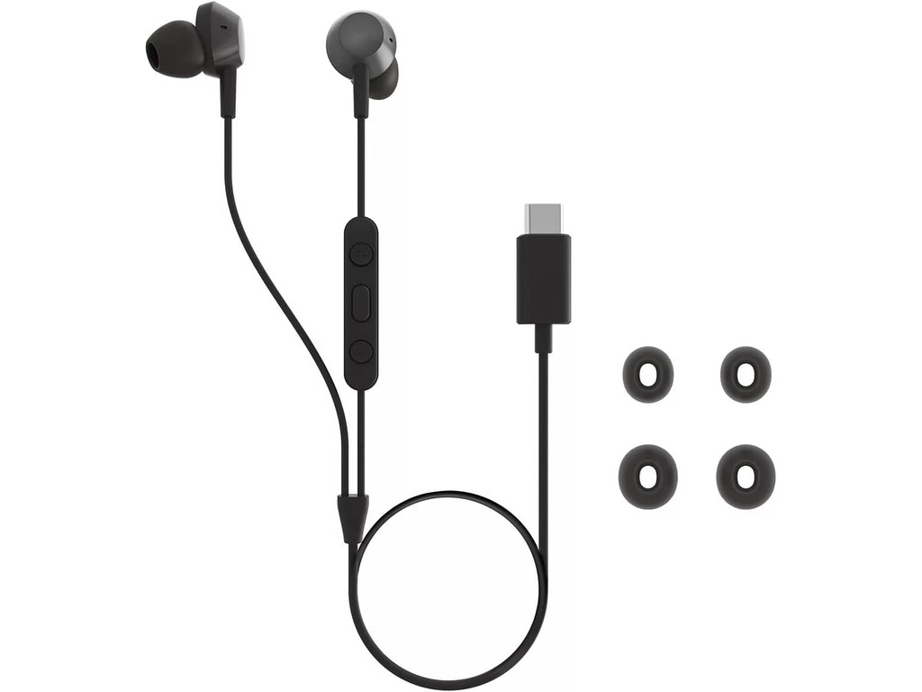 Philips TAE5008BK slušaliceIn-ear; USB-C prikljucak; BASSupravljač na kablu sa 3 tipke;