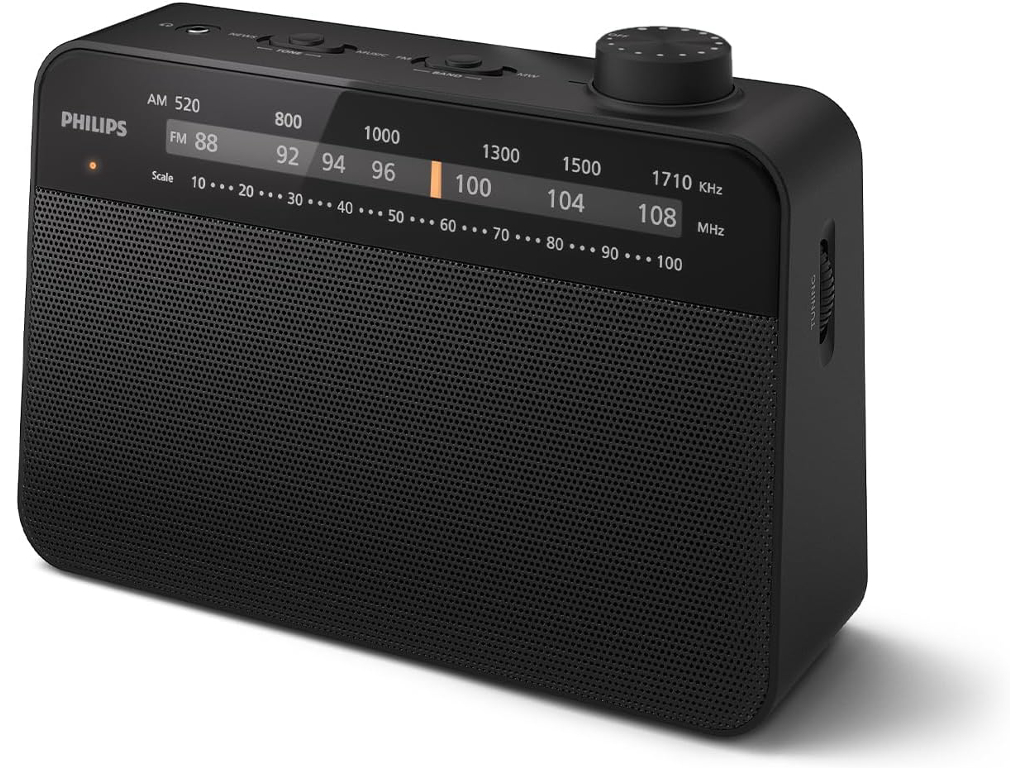 Philips TAR2509/10 prijenosniFM/AM radio; Analogno podešav;Napajanje izmjen. strujom ili baterijom