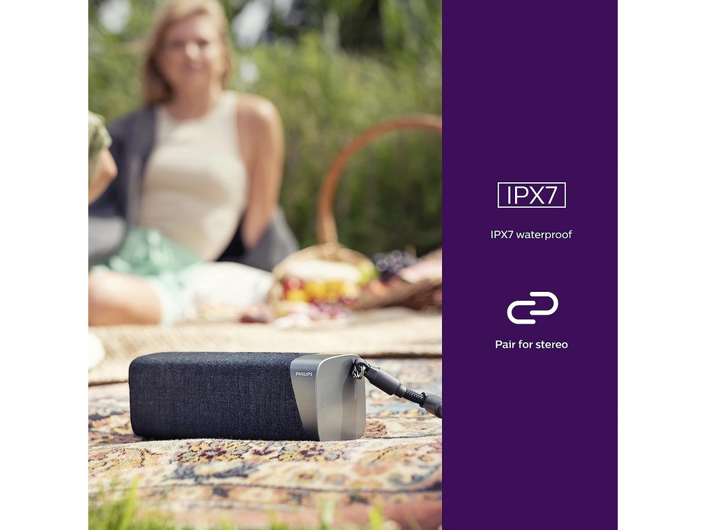 Philips TAS7505 BT zvucnik;bat do 20h; izlazna snaga 30W;upativanje za stereo;