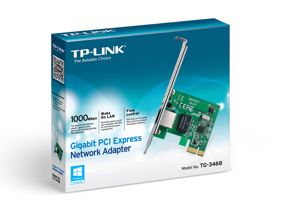 TP-Link TG-3468 Gigabit PCI-EGigabit PCI Express Network Adapter