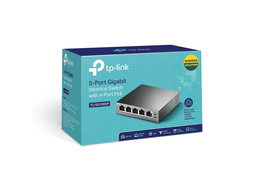 TP-Link TL-SG1005P Switch 5-port Gigabit