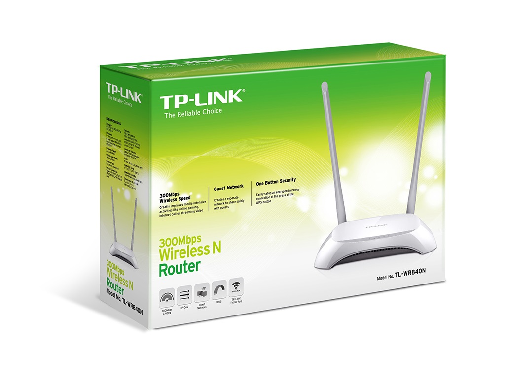 TP-Link TL-WR840N 300 MbpsWireless N Speed Router