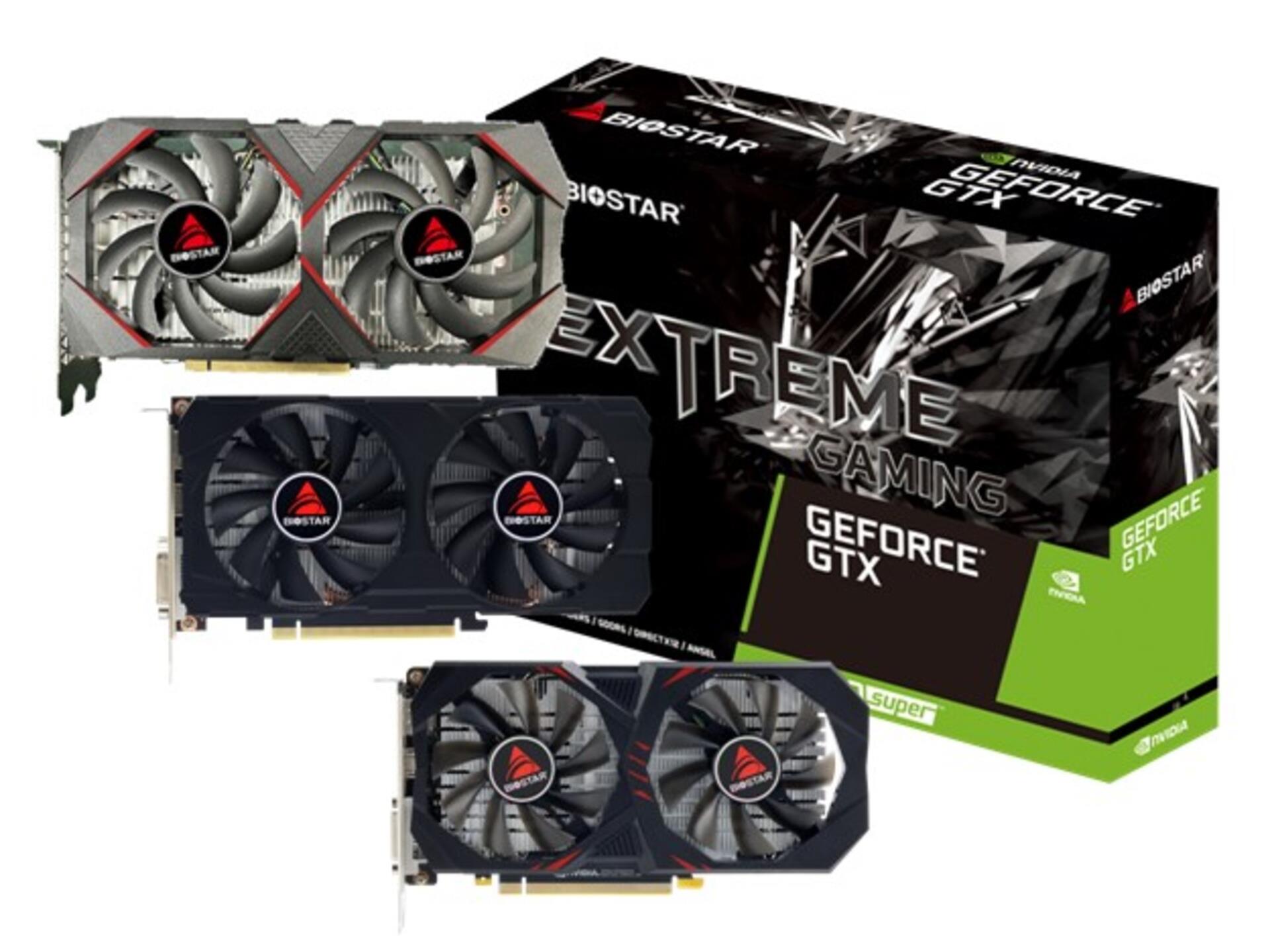 BIOSTAR VGA 1660 Super 6GB 6GB GDDR6, 192-bit, 1x DVI, 1x DP, 1x HDMI