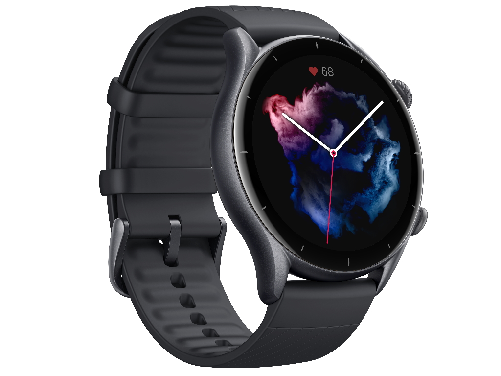 Amazfit GTR 3 PRO Black Ultra HD AMOLED Display; 12 day battery life;1.45"; 150 watch face