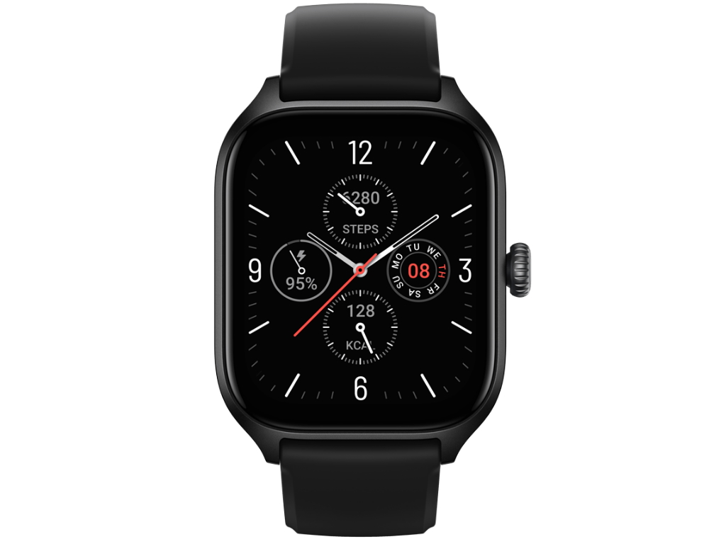 Amazfit GTS 4 Infinite Black AMOLED HD 1.75"; 5 ATM 16 day battery life