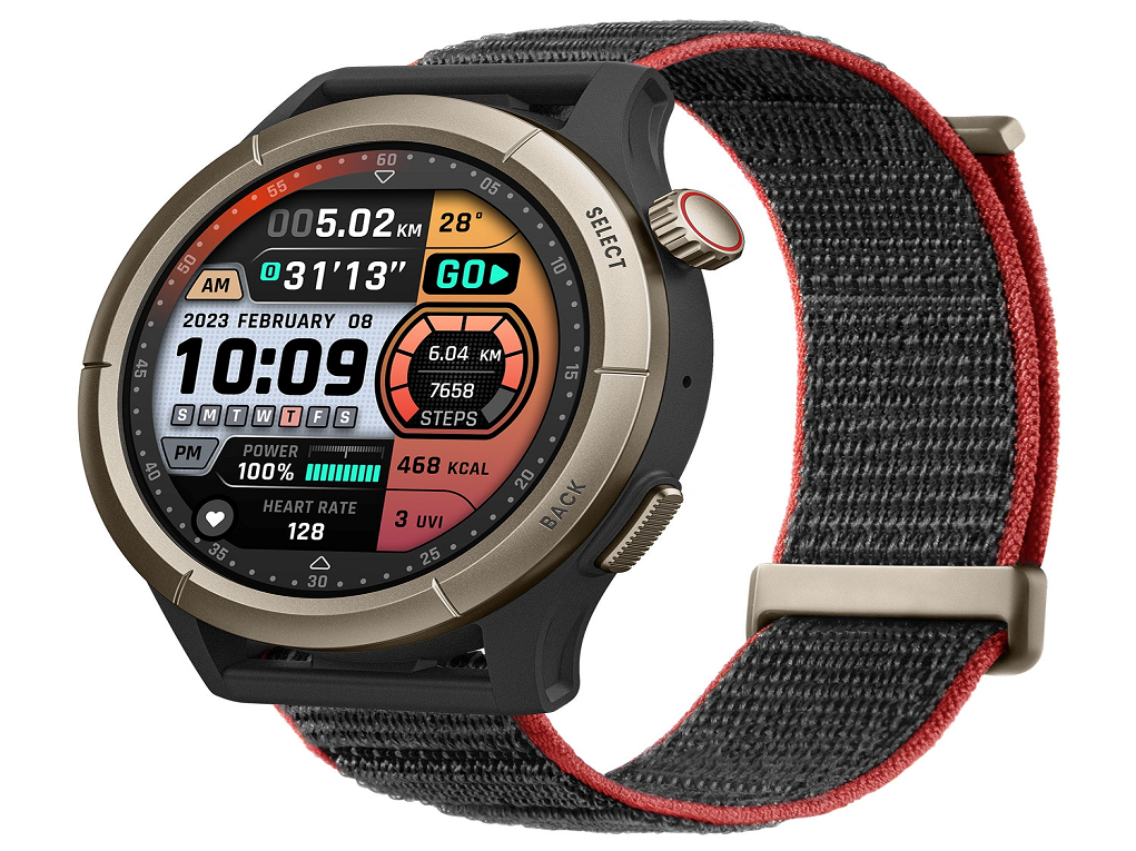 Amazfit Cheetah Pro Black Gorila glass; HD AMOLED; 1.45 Al chat sistem umjetne inteligencije