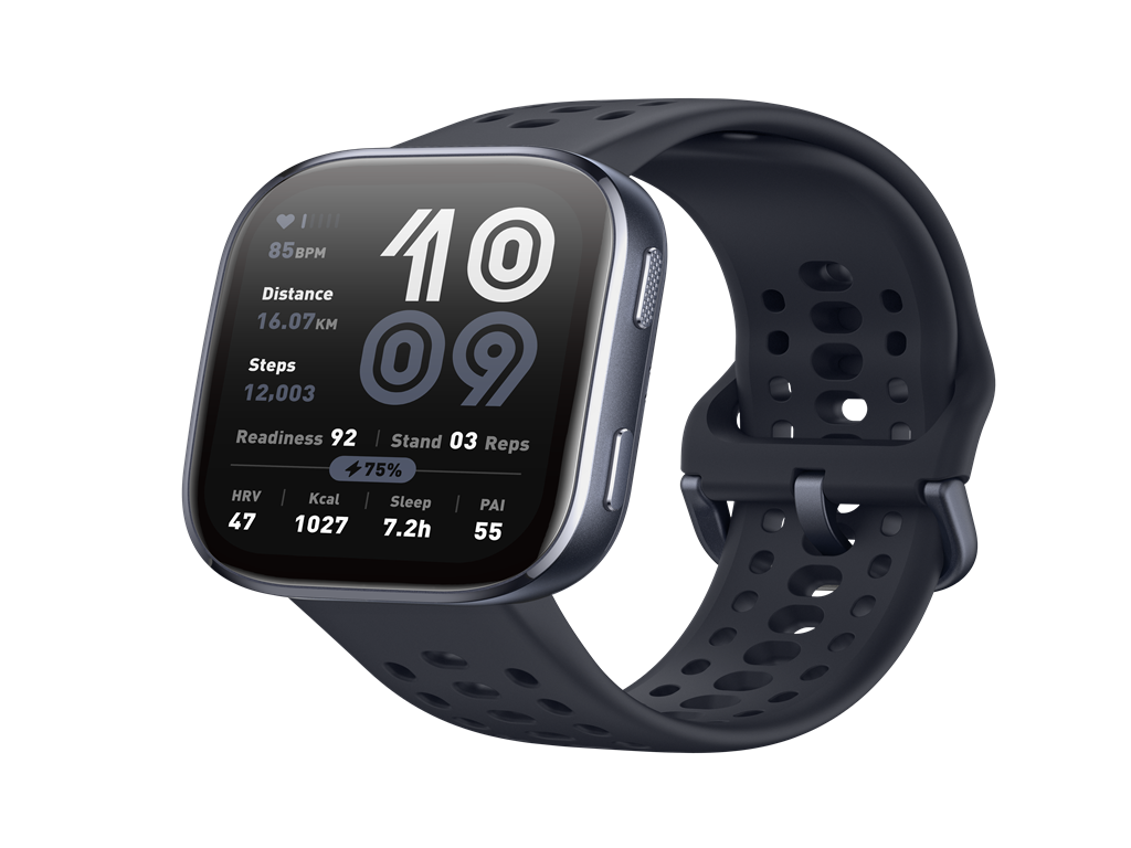 Amazfit BIP 6 BlackVibrant 1.97" Display, 24/7health monitoring, 14 days baterry life