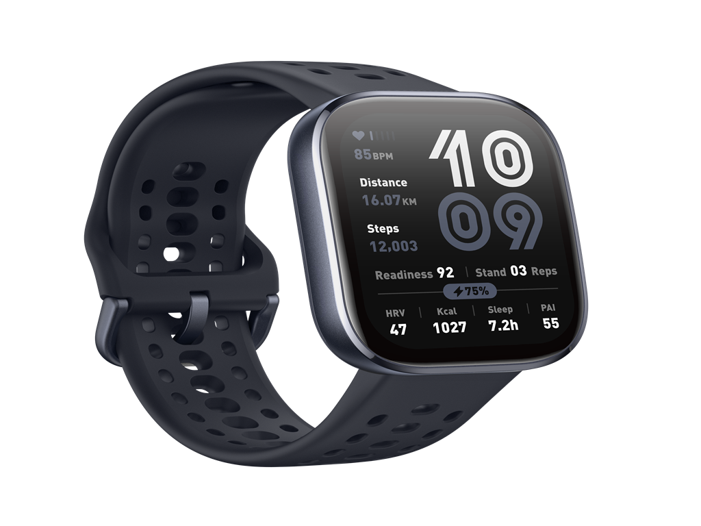 Amazfit BIP 6 BlackVibrant 1.97" Display, 24/7health monitoring, 14 days baterry life