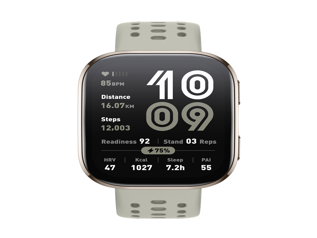 Amazfit BIP 6 StoneVibrant 1.97" Display, 24/7health monitoring, 14 days baterry life