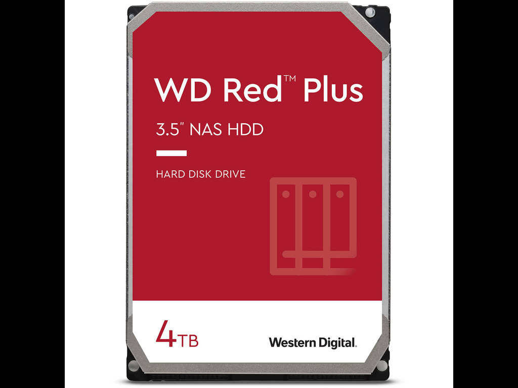 WD HDD 4TB SATA3 Red Plus