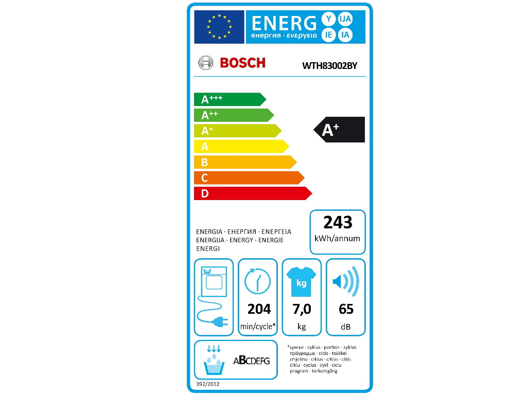 BOSCH sušilica rublja Serie 4|, 7 KG, A+ , R290, Toplotna pumpa, 656 dB, PL