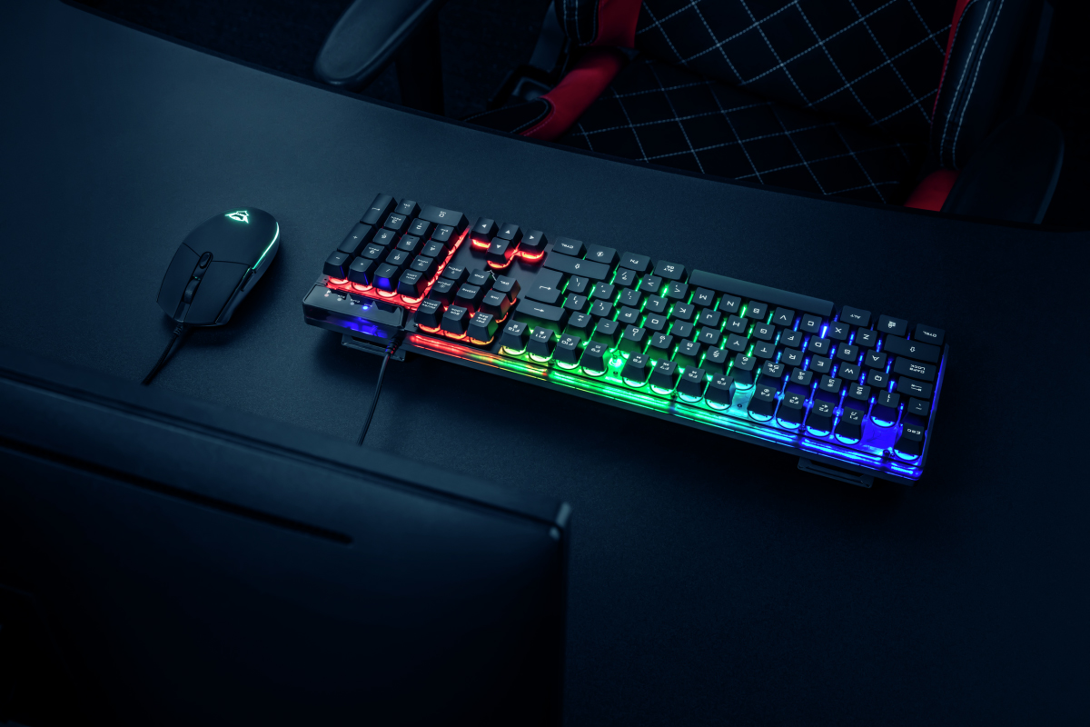 TRUST GXT 838 Azor Gaming Combo (keyboard with mouse)