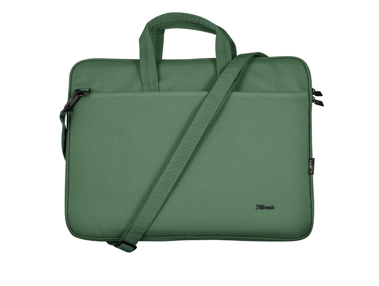 TRUST Bologna Eco-friendly Slim laptop bag for 16 inch laptops - Green