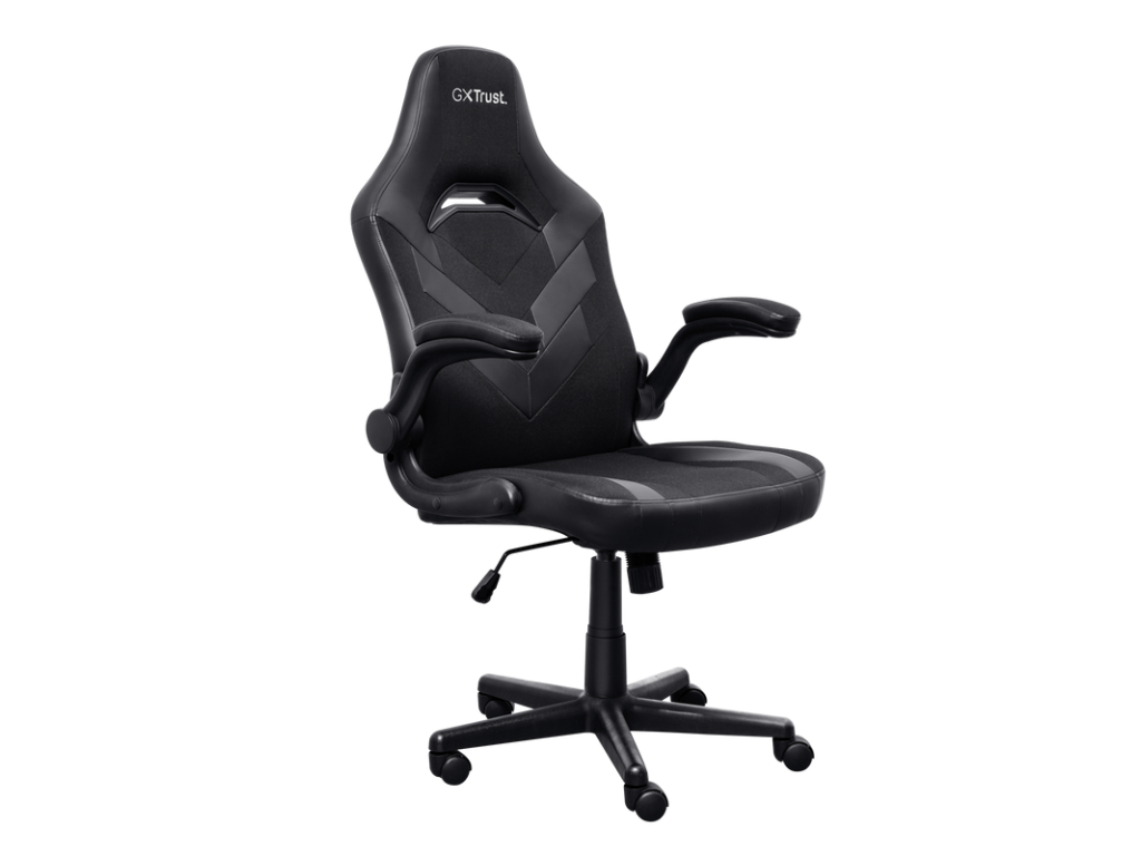 TRUST GXT 703 RIYE Gaming chair - Black, Max. weight 140 kg, Gas lift class 4