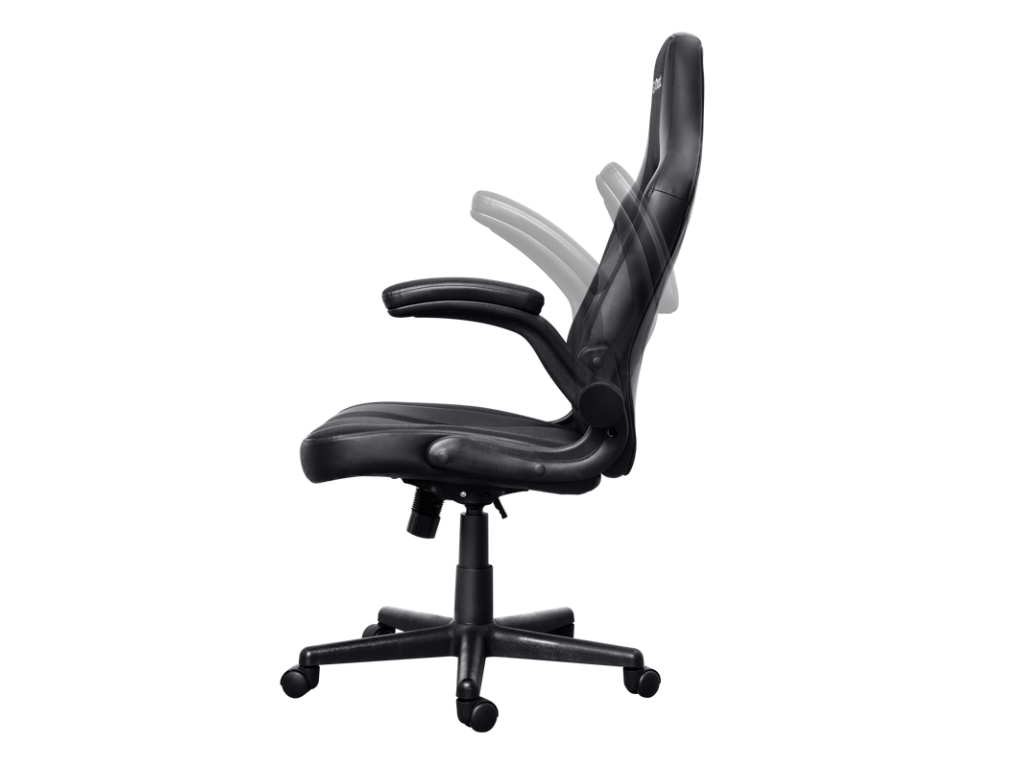 TRUST GXT 703 RIYE Gaming chair - Black, Max. weight 140 kg, Gas lift class 4