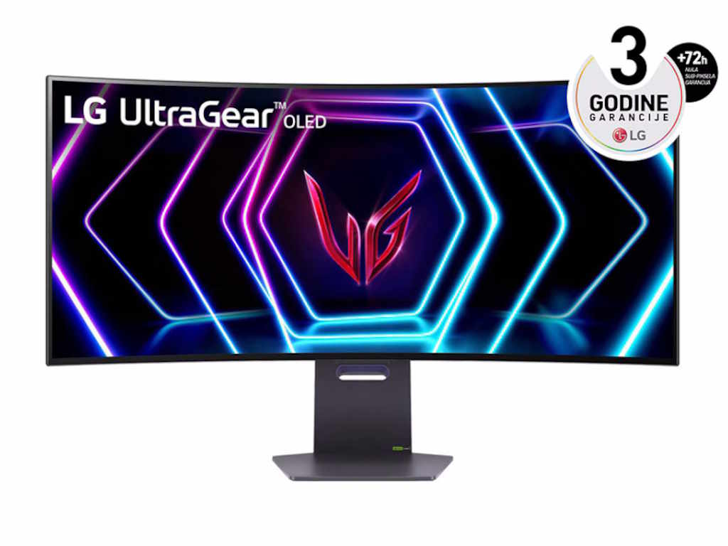  LG Gaming zakrivljeni monitor 39GS95QE-B OLED 39"