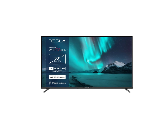 TESLA TV 50E655BUW 4K WebOS5 Miracast-AirPlay Magic Remote