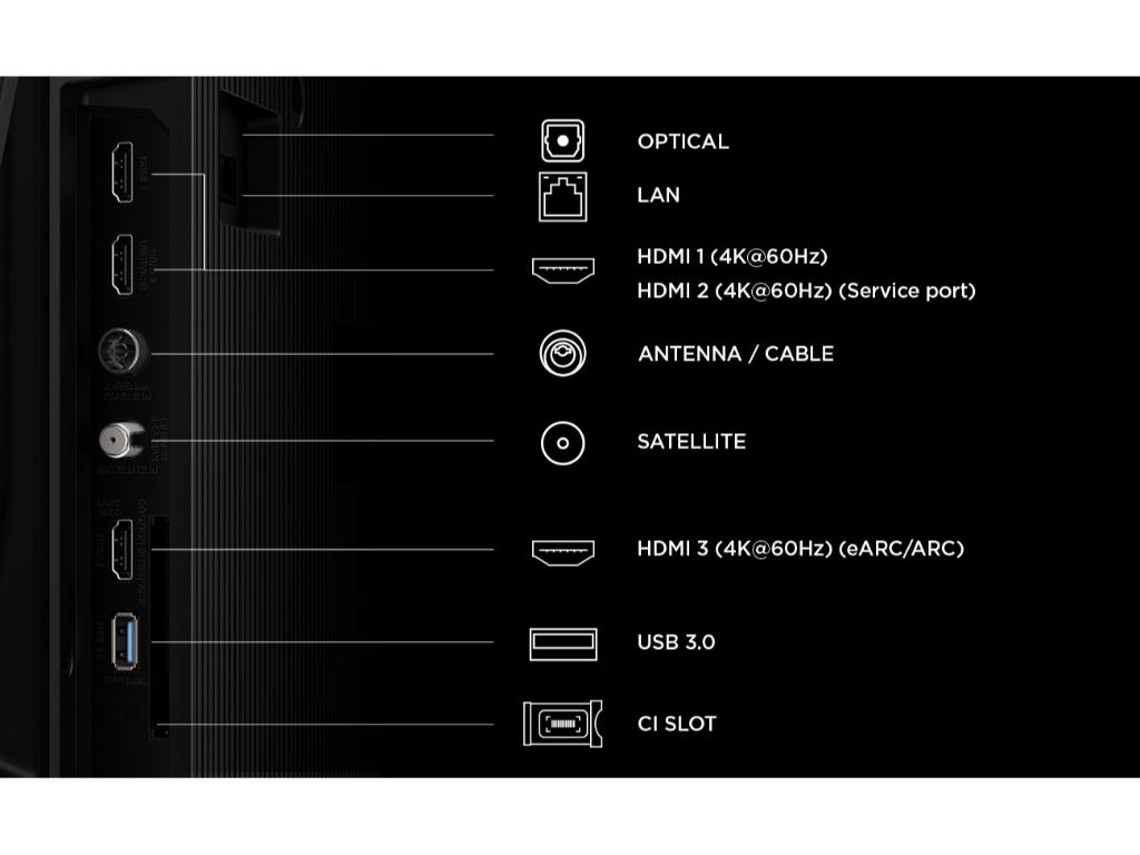 TCL 55P6L LED TV 55" ultra HD, Google TV smart, 4K HDR, DVB-T2/C/S2, dizajn bez ivica