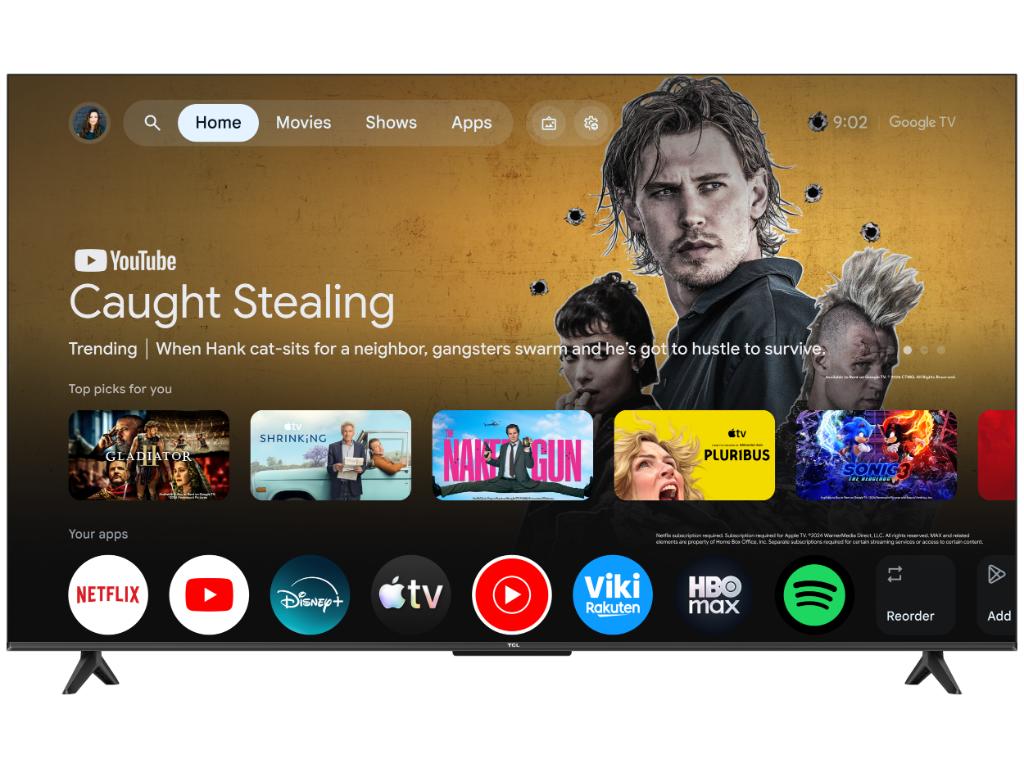 TCL 55P6L LED TV 55" ultra HD, Google TV smart, 4K HDR, DVB-T2/C/S2, dizajn bez ivica