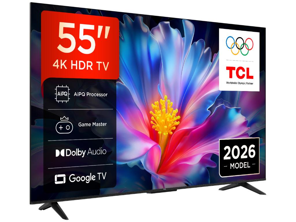 TCL 55P6L LED TV 55" ultra HD, Google TV smart, 4K HDR, DVB-T2/C/S2, dizajn bez ivica
