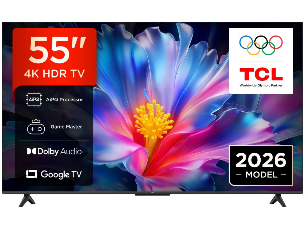 TCL 55P6L LED TV 55" ultra HD, Google TV smart, 4K HDR, DVB-T2/C/S2, dizajn bez ivica