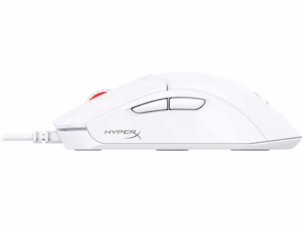 HyperX Pulsefire Haste 2 Wired Gaming Mouse/650 IPS/Up to 26000 DPI/RGB/White/Low-friction skates