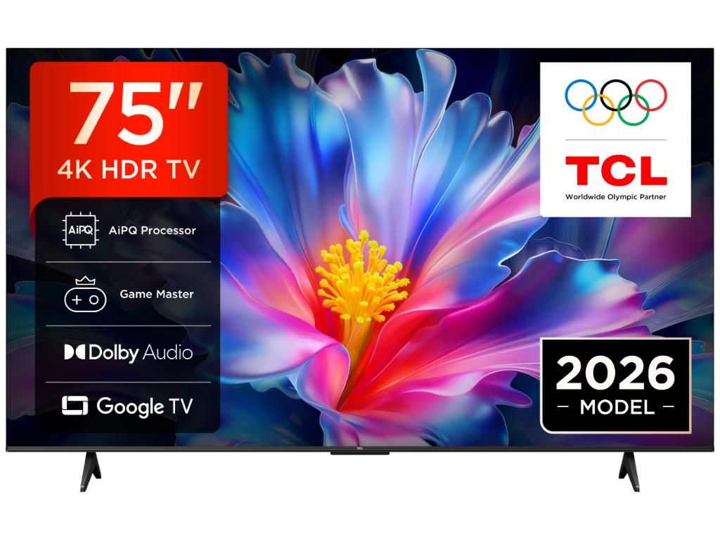 TCL 75"P6L 4K UHD Google TV;60Hz, VRR, 330 nits