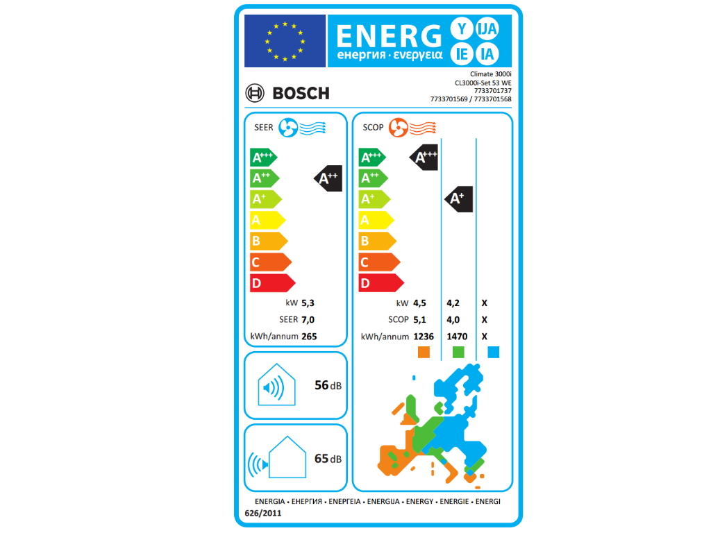 Bosch Climate 3000i BAC3i-1832IA Inverter klima uređaj 18000 BTU