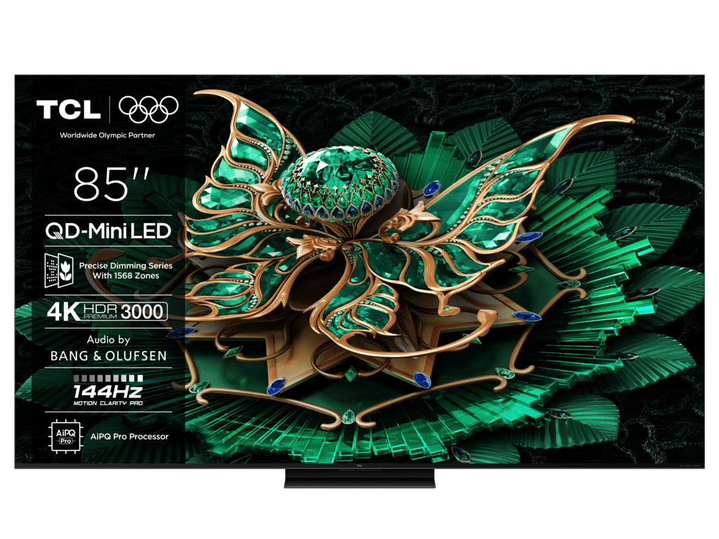 TCL 85"C7K 4K QD-Mini LED TV144Hz Google TV; Game Master;Audio BANG & OLUFSEN; HDR Premium;