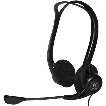 LOGITECH 960 USB Headset With Noise-Cancelling Mic, Windows/MacOS/ChromeOS