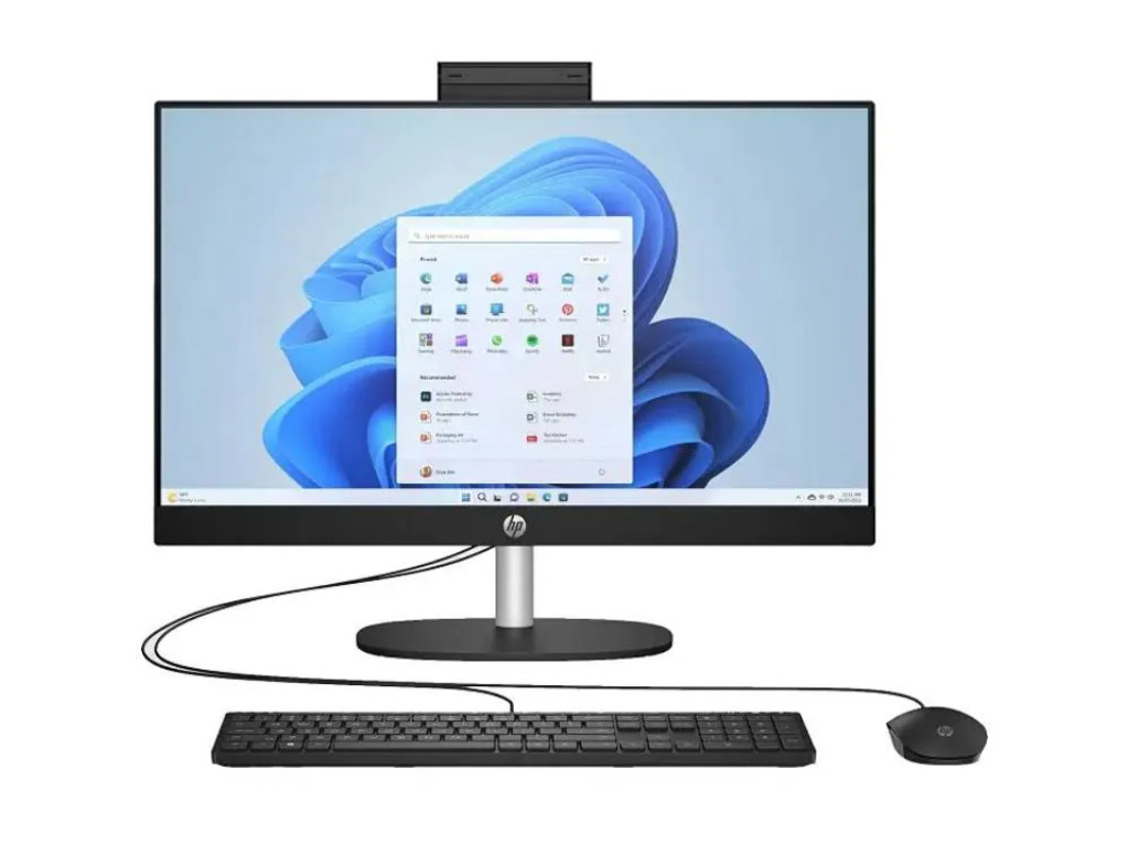 HP All-in-One 24-cr0048ny23,8",NT,7520U,16GB onboard,512GB,No os,Wlan,webcam,periferija,crni