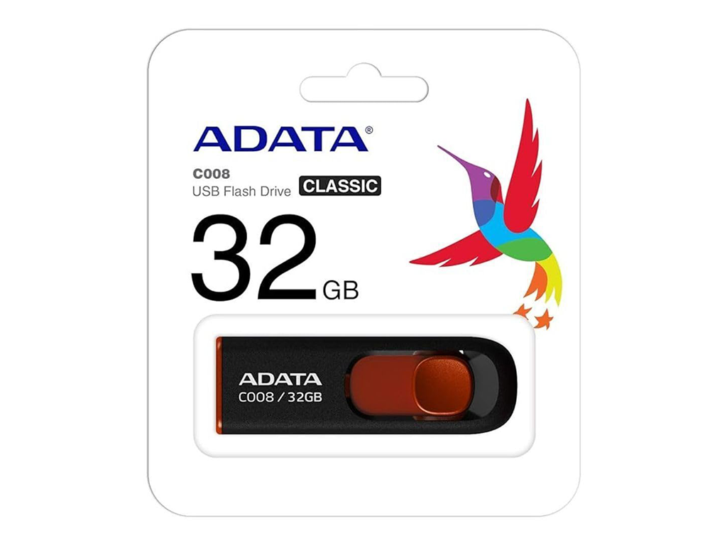 ADATA UFD 32GB C008 Black USB 2.0, R/W: 30/10MBps
