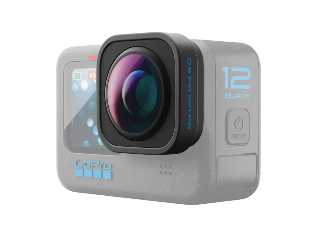 GoPro Max Lens Mod 2.0 - Ultra Wide Angle POV Camera Lens, HERO12 Black