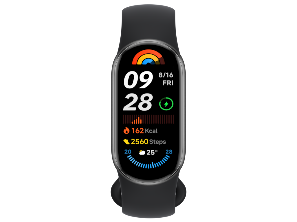 Xiaomi Smart Band 9, crna 1.62" displej, 60Hz, 3-axis accelerometer
