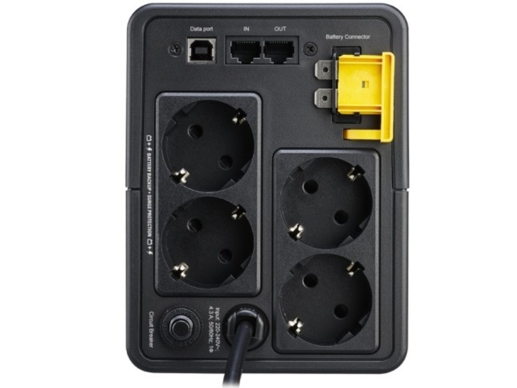 APC Back-UPS 950VA/520W, 230V, AVR, Schuko Sockets