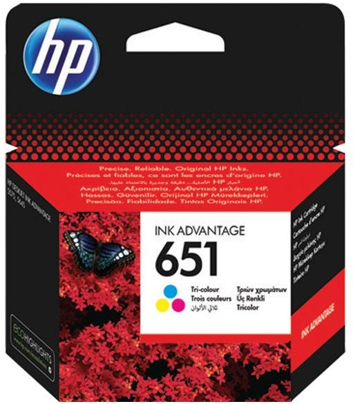 HP 651 Tri color ink advantageCartridge