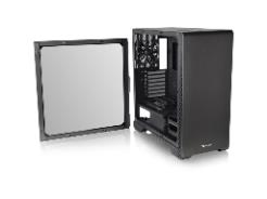 THERMALTAKE S300 Tempered Glass Mid-Tower Chassis, 120mm Standard Fan*1, USB 2.0*2/USB 3.0