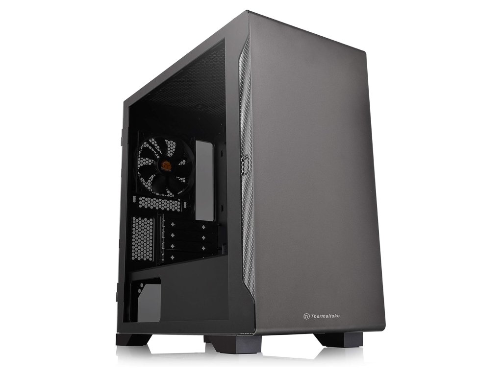 THERMALTAKE S100 Tempered Glass Micro Chassis, 120mm Standard Fan*1,USB 2.0*2/USB 3.0