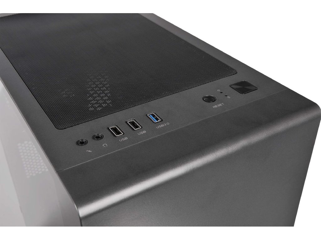 THERMALTAKE S100 Tempered Glass Micro Chassis, 120mm Standard Fan*1,USB 2.0*2/USB 3.0
