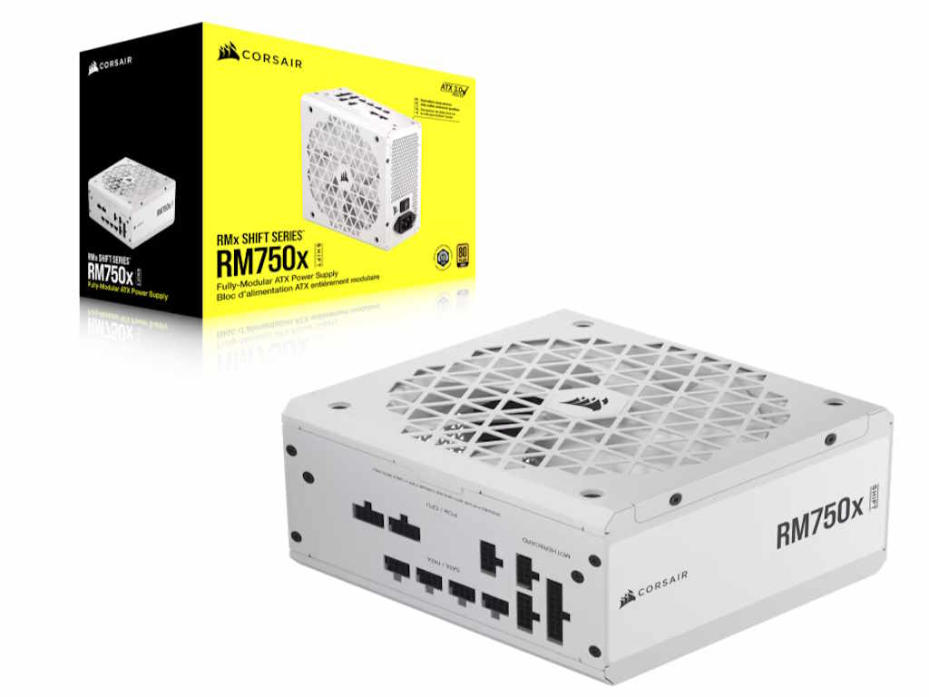 Napajanje CORSAIR SHIFT RM750x 750W/modularno/ATX/80+Gold/bela