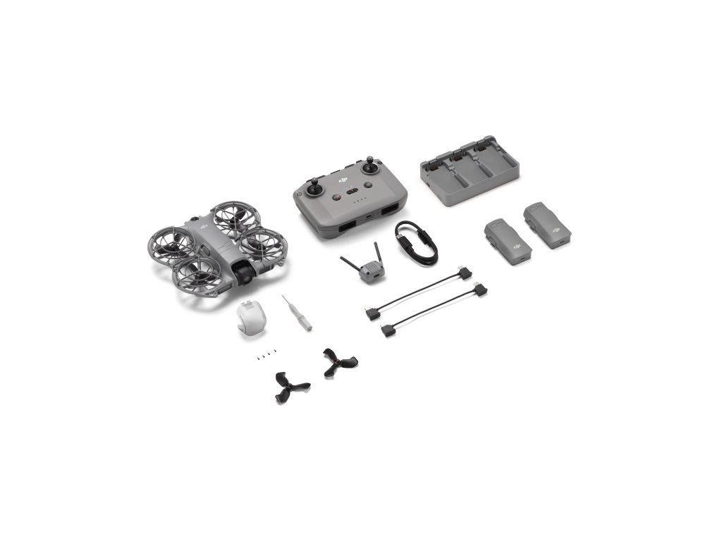 DJI NEO 2 Fly More Combo, 4K/60fps, 2.7K vertical video, 12 MP CMOS, ActiveTrack, 49GB storage,151 g